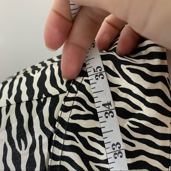 Lane Bryant Zebra Print Dress 14/16 Button Down - Picture 9 of 11